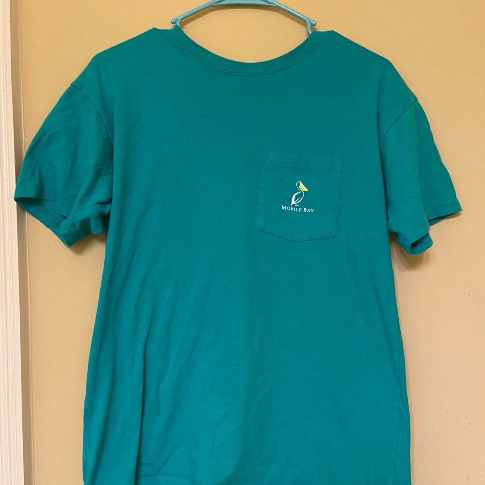 Men’s Teal Mobile Bay Short Sleeve Shirt